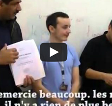 Video – Remise du livre de français en braille