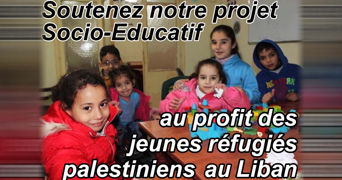 Projet Socio-Educatif avec les Jeunes Réfugiés au Liban